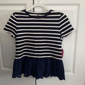 Adorable Kate Spade Peplum shirt